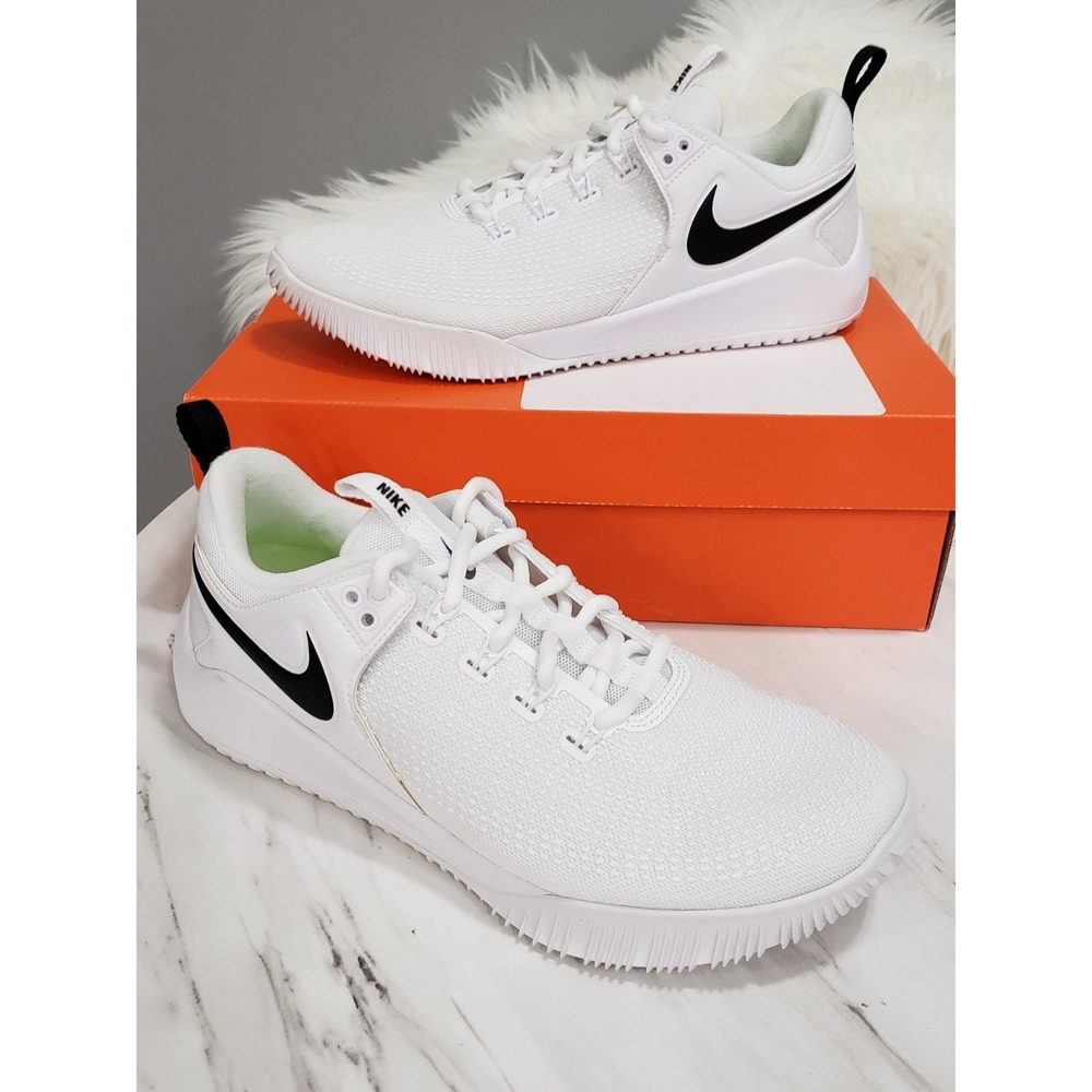 (AA0286 100) NIB Nike Zoom Hyperace 2 white/black sz 10 Womens Volleyball $115